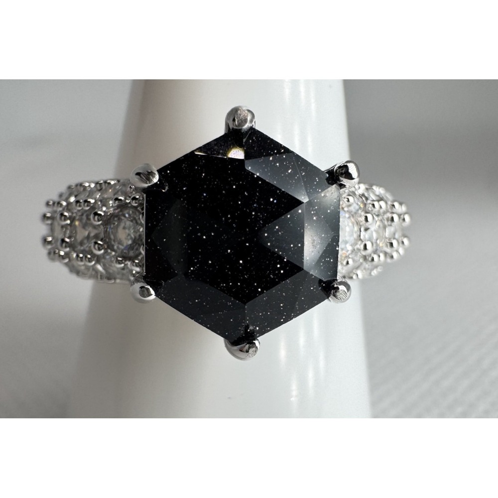 Size 11 Bomb Party Untamed Ring - RG65610 Bold By Nature - Sandstone on Rhodium